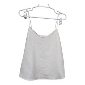 J. Crew Factory 8 Cream Scalloped Cami Top